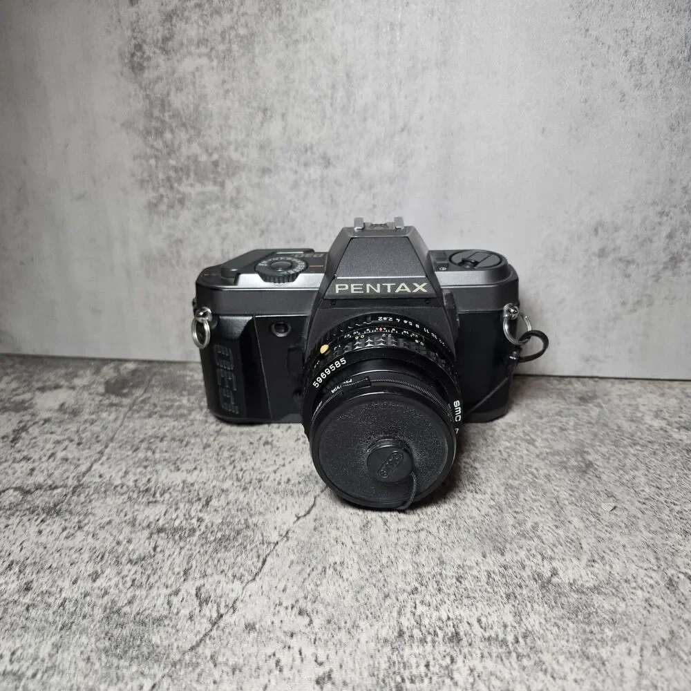 Pentax P30T Film Camera with 50mm Pentax Lens F2 SMC-A Lens * Untested For Parts